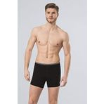 Türen 135 Likralı Düğmeli Boxer-Siyah-M