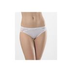 Türen 956 Ikili Likralı Dantelli Bikini-Beyaz-Beyaz-Xl