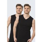Turen Erkek Spor V Yaka Atlet (2Li Paket)