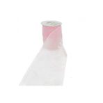 Turgut Brode Organze Tül Kurdele Ayıcık Baskılı 8 Cm Bebe Pembe