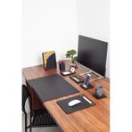 Turgut Office Paris Deri Sümen Takımı Siyah 8 Parça