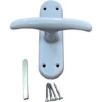 Turgutlar Yapı Ahşap Pencere Kolu Mandal Sapı Beyaz Dekoratif Dayanıklı Tasarım Pencere Kolu