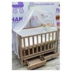 Turhanbebe Bebek Çeyiz Seti Asansorlu Çekmeceli Beşik Beyaz20