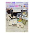 Turhanbebe Bebek Çeyiz Seti Beşik Beyaz6