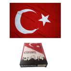Türk Bayrağı 150x225 cm Ebatında Kumaş Türk Bayrağı Al Bayrak 150*225 Bez Bayrak