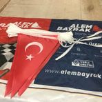 Türk Bayrağı 30x45 Dizili
