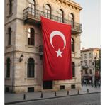 Türk Bayrağı 600X900 cm - Raşel Kumaş Büyük Ebat Dış Mekân Direk
