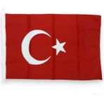 Türk Bayrağı 70X105 cm - Kalite Alpaka Kumaştan Dayanıklı ve Şık - 1 adet