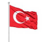 TÜRK BAYRAĞI ALPAKA KUMAŞ 150X225CM (5264)