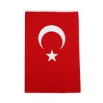 Türk Bayrağı Alpaka kumaş 50x75cm.