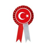 Turk Bayragi Kokart Rozet 50 Adet