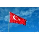 Türk Bayrağı Raşel Kumaş 150x225cm.