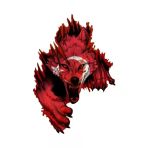 Türk Bayrağı Temalı Kurt Bozkurt Sticker, 10X7 Cm