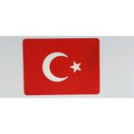 Türk Bayrağı Torpido Üstü Kaydırmaz Ped