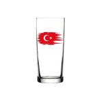Türk Bayrak Baskılı Rakı Bardağı - Türk Bayraklı Rakı Bardağı