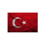 Türk Bayrak Türk Bayrağı 1. Sınıf Kumaş Polyester Bayrak 300x450 Cm
