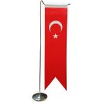 Türk Bayraklı Masa Bayrağı - Kırlangıç Bayrak