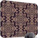 Türk Çini Desenleri Oyuncu Gaming Mouse Pad Kauçuk Kaymaz Taban Mousepad (V2, 48x40 XXL)
