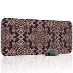 Türk Çini Desenleri Oyuncu Gaming Mouse Pad Kauçuk Kaymaz Taban Mousepad (V2, 70x30 XL)