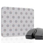 Türk Çini Desenleri Oyuncu Gaming Mouse Pad Kauçuk Kaymaz Taban Mousepad (V3, 22x18 Small)