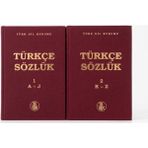 Türk Dil Kurumu Türkçe Sözlük 2 Cilt Takım (A-J / K-Z) | Tdk Orijinal Büyük Sözlük Seti