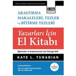Türk Dil Kurumu Yayınları Araştırma Makaleleri, Tezler Ve Bitirme Tezleri Yazarları İçin El Kitabı