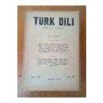 Turk Dılı Aylik Dergi Sayi: 42 * 1 Mart 1955