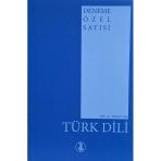 Türk Dili Dergisi Deneme Özel Sayısı Sayı: 118 Temmuz 1961