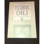 Türk Dili Dergisi Kasım 1995 Sayı 527 Ata Bar Şiir İsmail Özmel (Sahafiye Kitap)