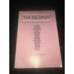 Türk Dili Dergisi Temmuz Ağustos 1998 Sayı 67 Cahit Külebi Özel Sayısı (Sahafiye Kitap)