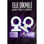 Turk Elle Dikmeli Perde Düğmesi Perde Ruleti 266 Adet