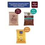 Türk Kahvesi Tanışma Paketi (Tchibo-Mehmet Efendi-Kahve Dünyası ) 100 gr x 30 Adet