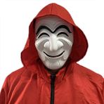 TURK Koreli Hırsız Teatral Hahoe Maskesi - Para Heist Maskesi - Dali Maskesi