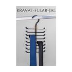 Turk Kravat Askısı 8 Gözlü Şal Atkı Kravat Askısı