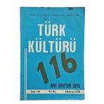 Türk Kültürü Aylık Dergi Sayı: 116 Haziran 1972 Hava Kuvvetleri Sayısı (İkinci El)