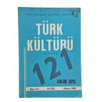 Türk Kültürü Aylık Dergi Sayı: 121 Kasım 1972 Atatürk Sayısı (İkinci El)