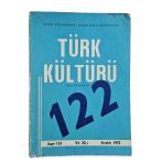 Türk Kültürü Aylık Dergi Sayı: 122 Aralık1972 (İkinci El)