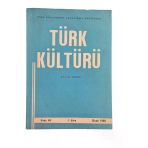 Türk Kültürü Aylık Dergi Sayı: 63 Ocak 1968 (İkinci El)