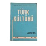 Türk Kültürü Aylık Dergi Sayı: 67 Mayıs 1968 (İkinci El)