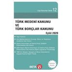 Türk Medeni Kanunu ve Türk Borçlar Kanunu Eylül 2020 Kitap