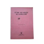 Türk Musikisi Klasikleri Fasikül 18 (İkinci El)