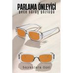 Turk Parlama Önleyici Bayan Gece Sürüş Görüş Gözlüğü Sis Far Işık Önleyici Anti-Fog Gözlük