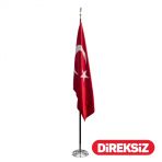 Türk Saten Makam Bayrağı (Telasız Simsiz)