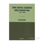 TÜRK SOSYAL DÜŞÜNCE BİBLİYOGRAFYASI - BEDRI MERMUTLU