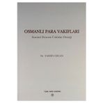 Türk Tarih Kurumu Yayınları Osmanlı Para Vakıfları