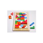 Türk Toys Ahşap Eğitici Bultak Tetris Puzzle Çocuk Oyuncağı