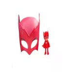 TURKAFONE Pija Maskeliler Baykuş Kız Maske Ve Figür Set Oyuncak 2 Li