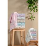Turkar-Arliva SAKURA KADIFE NAKISLI ÇEYIZ HAVLUSU KREM 50X85
