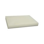 Türkay 50X30X4 cm Polietilen Kesme Tahtası Kesim Levhası 4788 - Beyaz