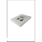 Türkay BEYAZ Polietilen Kesim Tahtası Et Meyve Kesme Levhası 40x25x2 Cm Et doğrama